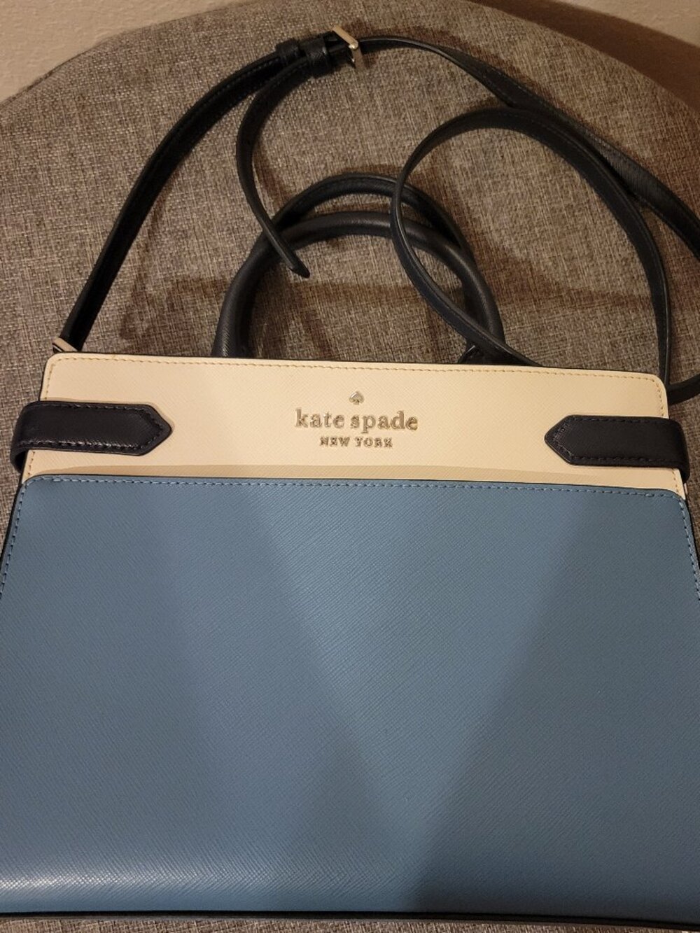Kate Spade Staci Colorblock Medium Satchel in Niagara Multi - EUC